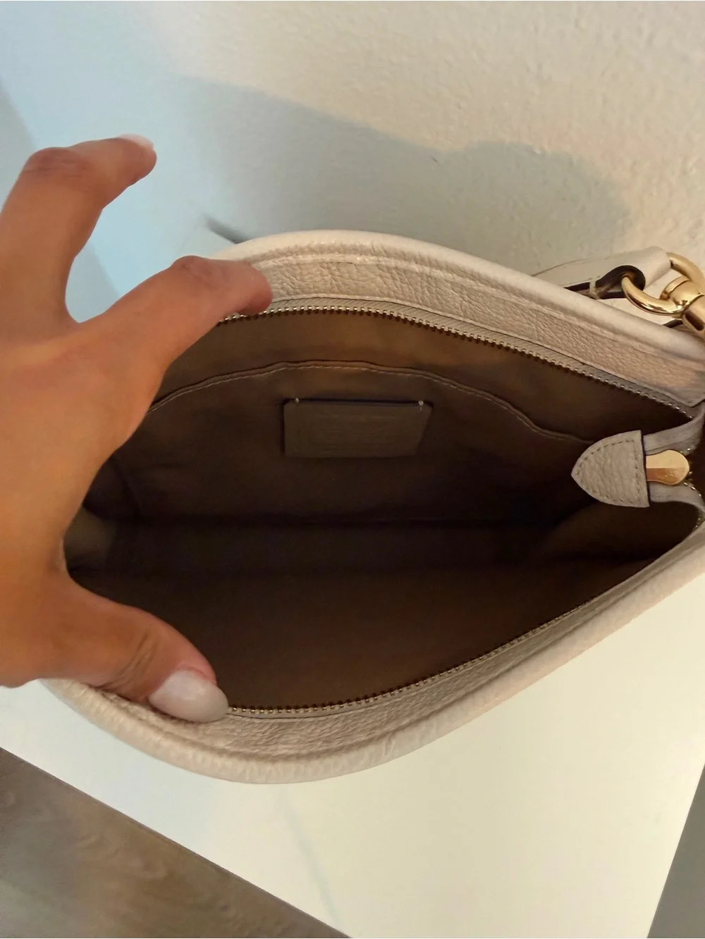 Coach Dempsey File Bag in Signature Canvas Shoulder Bag